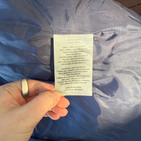 Quilted Parka with Sherpa Lined Hood - Picture 5 of 11